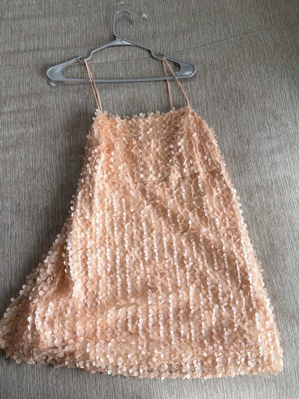 Women’s Petal Slip Dress - Peach